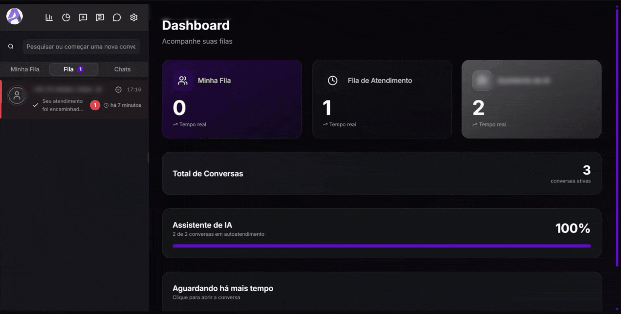 Iniciar atendimento